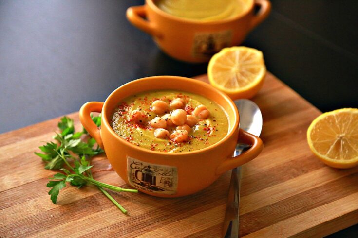 Chickpea Zucchini Soup