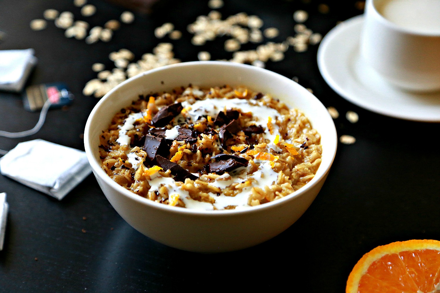 Earl grey orange oatmeal