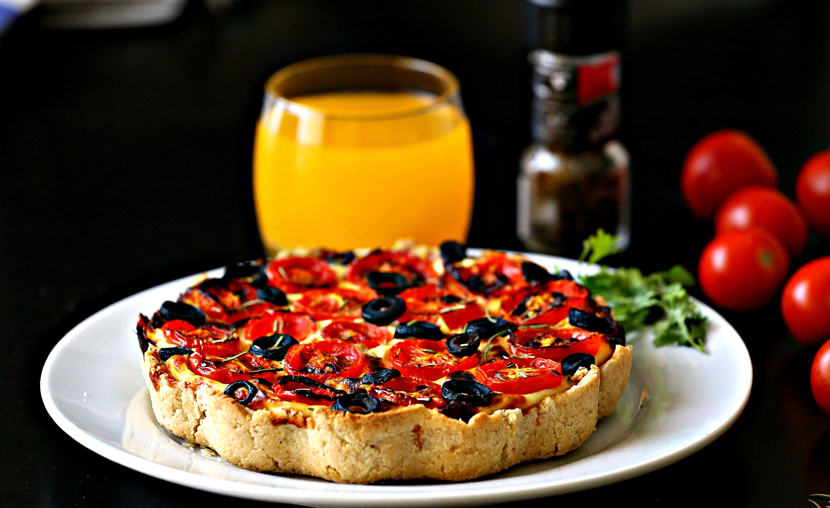 Easy Tomato Ricotta Tart