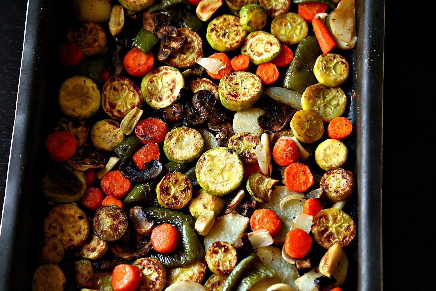 Roasted Vegetables Soup with Thai Yellow Curry Paste