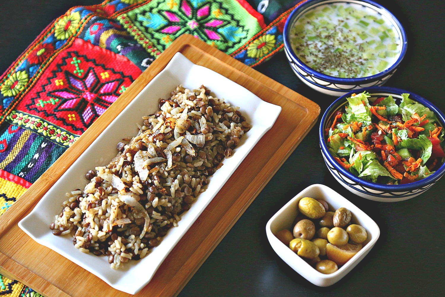 Rice and Lentils Pilaf (Mujaddara)