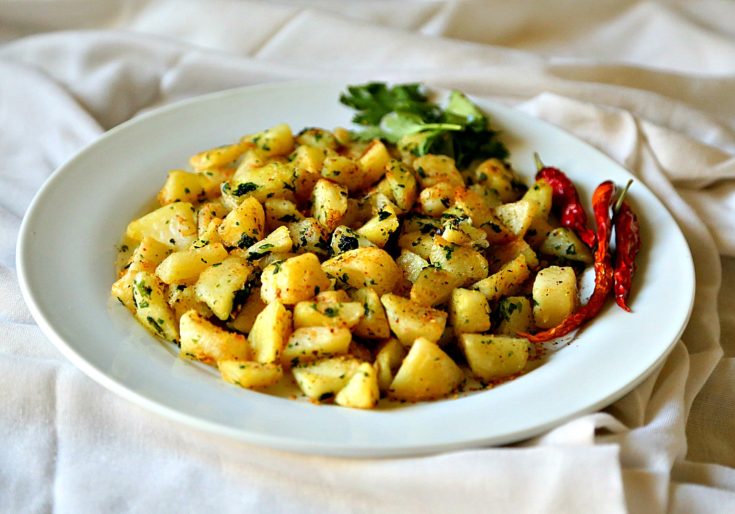 Arabic Spicy Potato with Cilantro (Batatta Harrah)