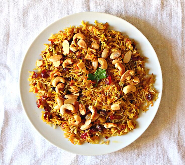 Saffron Rice Pilaf with Chicken
