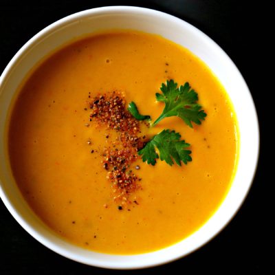 Vegan Sweet Potato & Carrot Soup