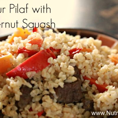 Bulgur Pilaf with Butternut Squash