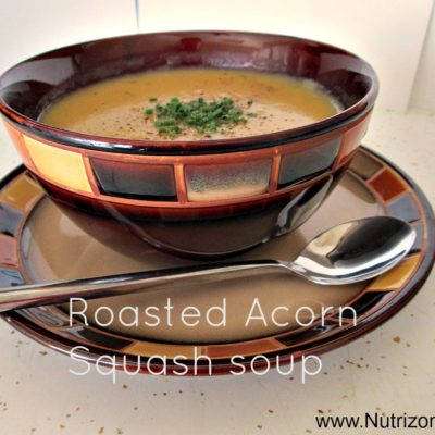 Roasted Acorn Squash Soup