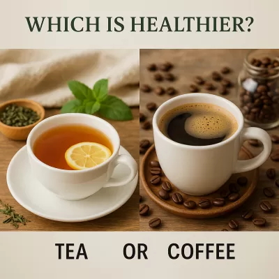 “Which is healthier”  Tea or coffee