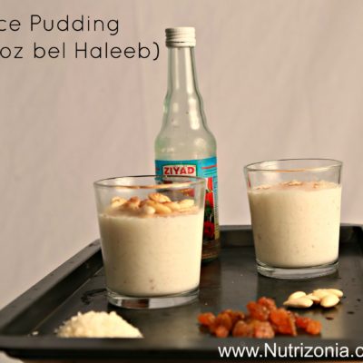 Rice pudding (Roz bel Haleeb)