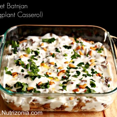 Eggplant casserole (Fattet Batnjan)