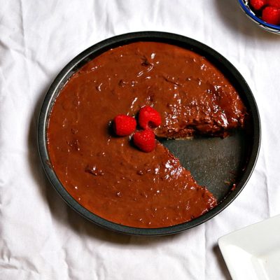 Healthy No Bake Chocolate Pie