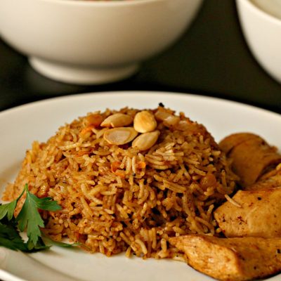 Saudi Rice Pilaf (Kabsah)