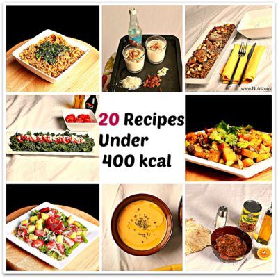 20 Recipes Under 400 Kcal