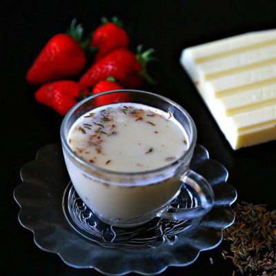 Lavender White Hot Chocolate