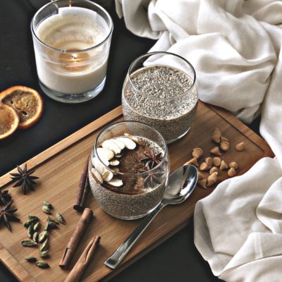 Easy Creamy Chia “Chai” Pudding