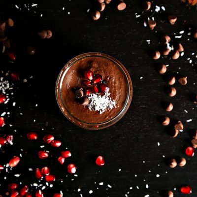 Pomegranate Chocolate Smoothie