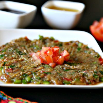 Baba Ganoush {Eggplant Dip}