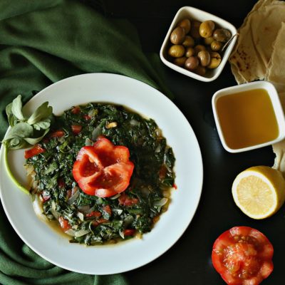 Easy Cooked Watercress with Tomato