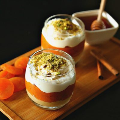 Creamy Apricot Tart Parfait