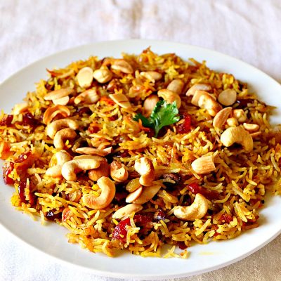 Saffron Rice Pilaf with Chicken