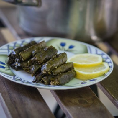 Vegan Stuffed Grape Leaves (Yalanjee)