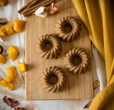 Paleo Pumpkin Mini Bundt Cakes