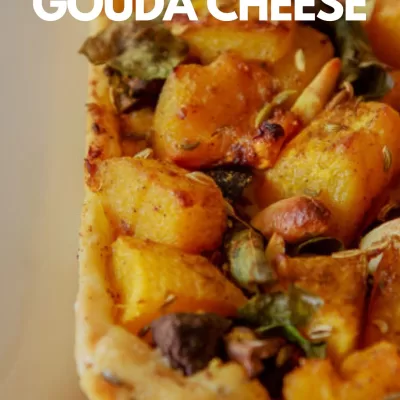 Pumpkin Tart and Cumin Gouda Cheese