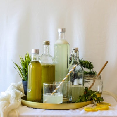 Mint Lemonade with Orange Blossom Water