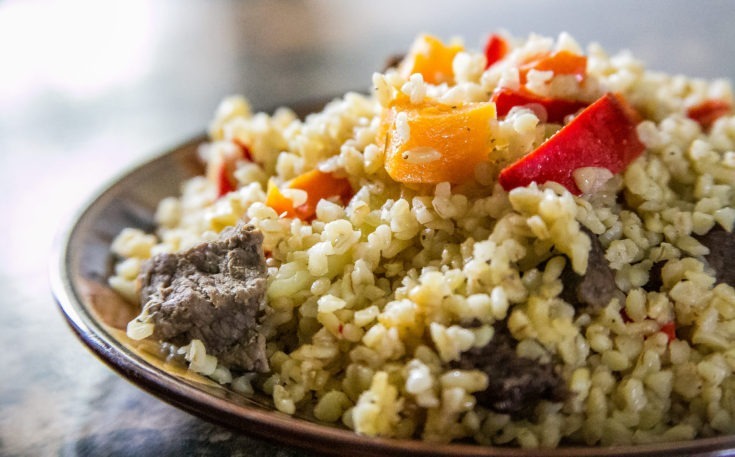 Bulgur Pilaf with Butternut Squash