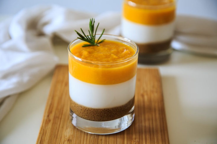 Sweet Quinoa mango parfait