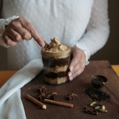 Chai Spiced Date Parfait (Vegan & Gluten Free)