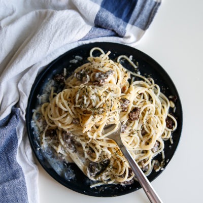 Pasta with Yogurt Sauce (Ma’akaroneh Bel laban)