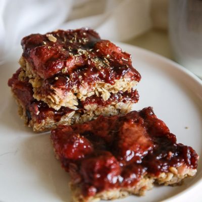 Black pepper & Balsamic Strawberry Healthy Bars