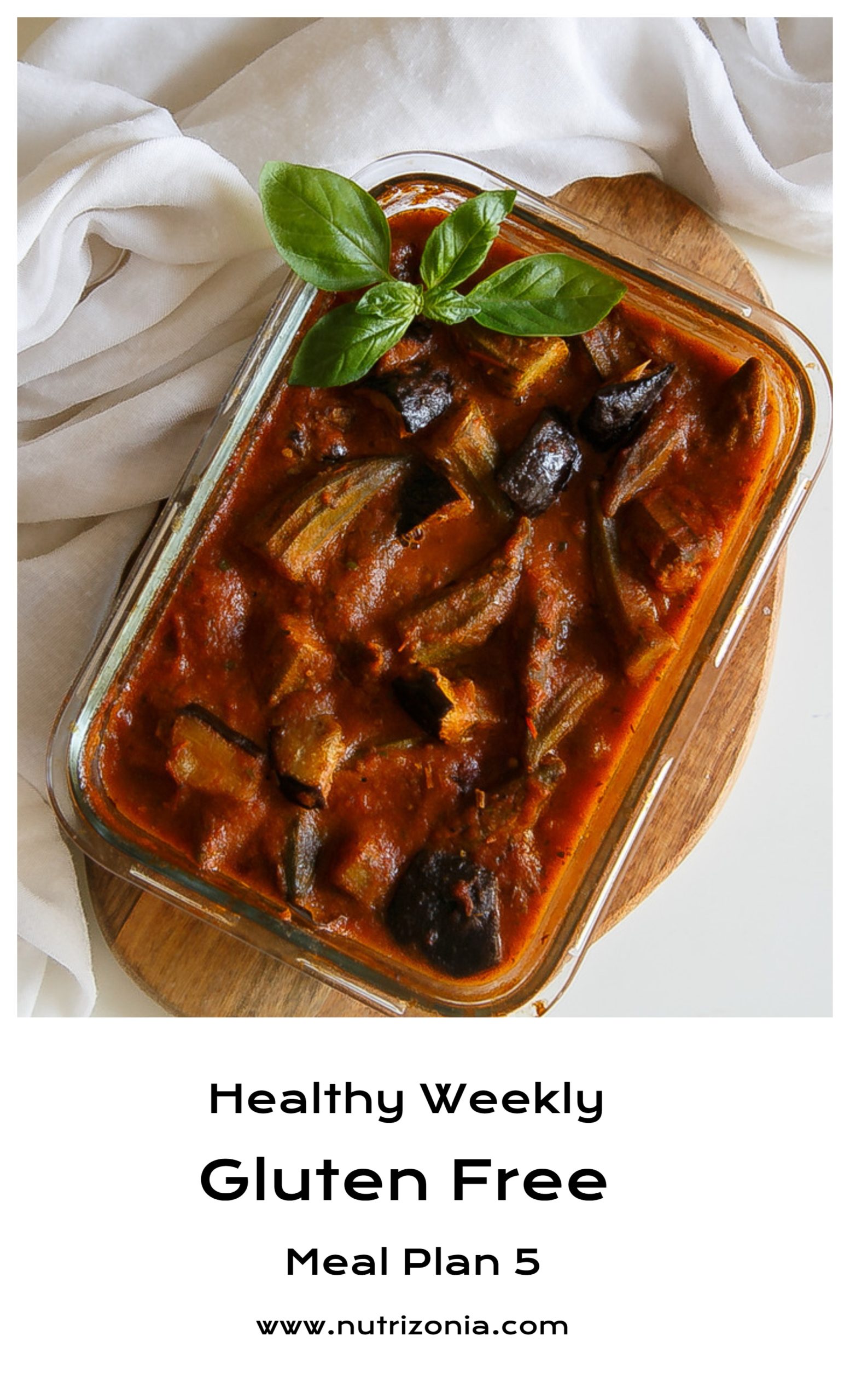 Healthy Weekly Gluten Free Meal Plan 5 - :: Nutrizonia