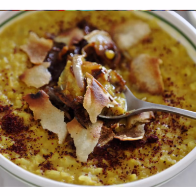 Musalwaa (Palestinian Lentils and Rice Porridge)