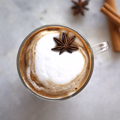 Spiced Sweet Potato Latte (Cozy Middle Eastern Twist)